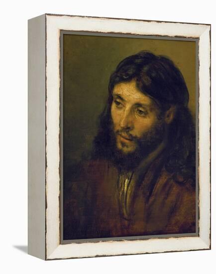 The Head of Christ-Rembrandt van Rijn-Framed Premier Image Canvas