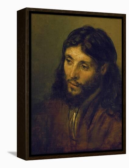 The Head of Christ-Rembrandt van Rijn-Framed Premier Image Canvas