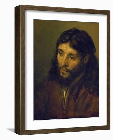 The Head of Christ-Rembrandt van Rijn-Framed Giclee Print