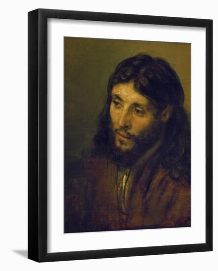 The Head of Christ-Rembrandt van Rijn-Framed Giclee Print