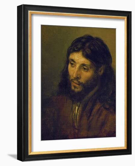 The Head of Christ-Rembrandt van Rijn-Framed Giclee Print