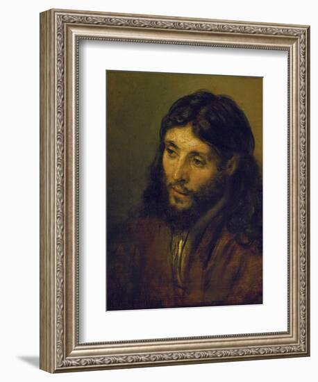 The Head of Christ-Rembrandt van Rijn-Framed Giclee Print