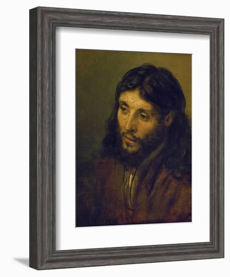 The Head of Christ-Rembrandt van Rijn-Framed Giclee Print