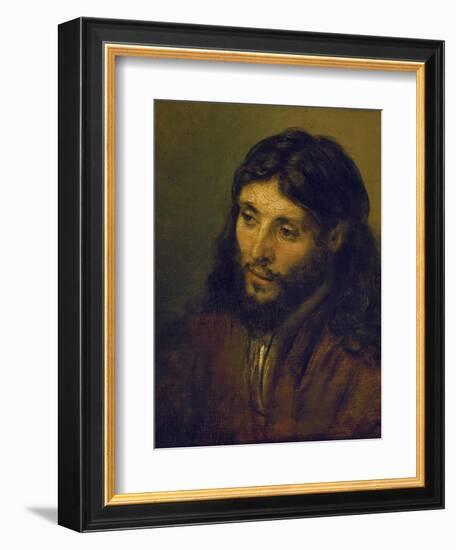 The Head of Christ-Rembrandt van Rijn-Framed Giclee Print