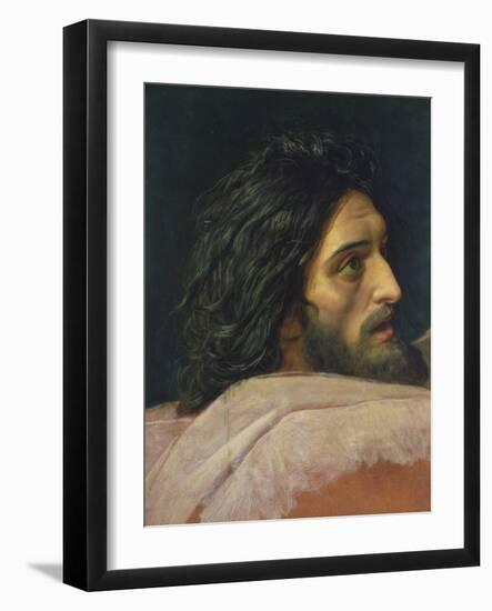 The Head of John the Baptist-Aleksandr Andreevich Ivanov-Framed Giclee Print