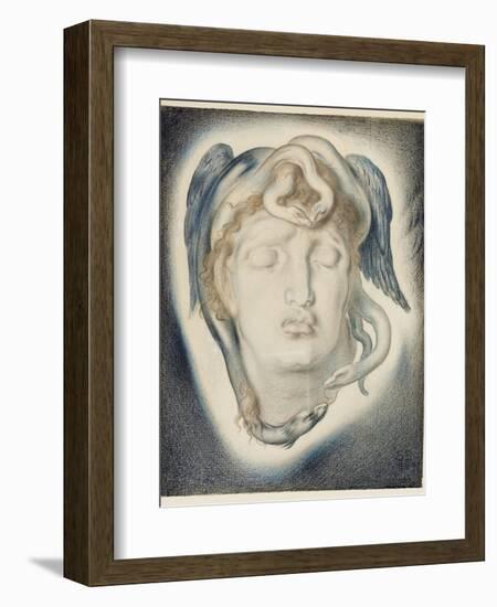 The Head of Medusa, 1884-Simeon Solomon-Framed Giclee Print