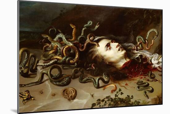 The Head of Medusa-Peter Paul Rubens-Mounted Giclee Print