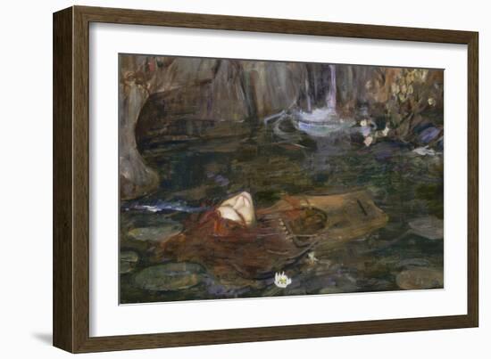 The Head of Orpheus-John William Waterhouse-Framed Giclee Print