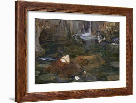 The Head of Orpheus-John William Waterhouse-Framed Giclee Print