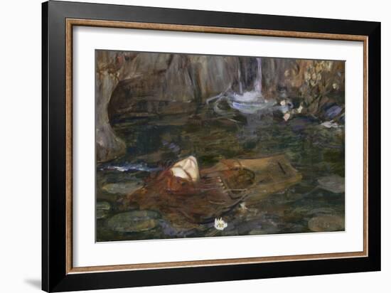 The Head of Orpheus-John William Waterhouse-Framed Giclee Print