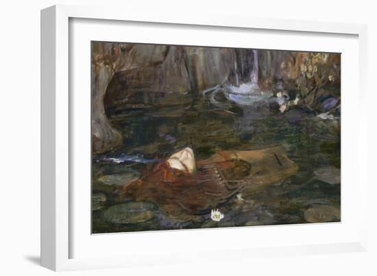 The Head of Orpheus-John William Waterhouse-Framed Giclee Print