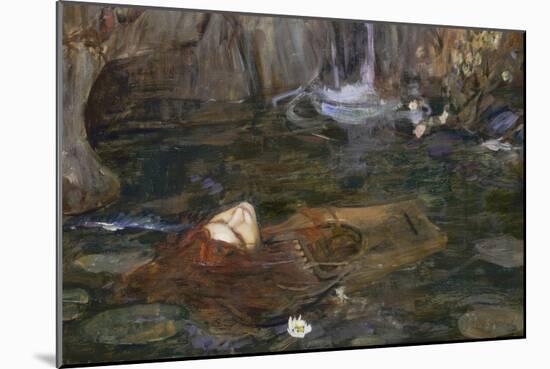 The Head of Orpheus-John William Waterhouse-Mounted Giclee Print