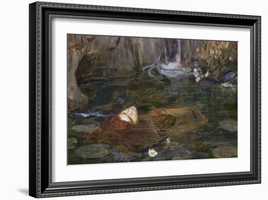 The Head of Orpheus-John William Waterhouse-Framed Giclee Print