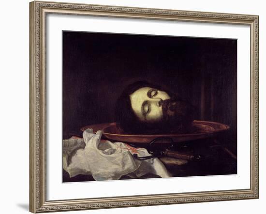 The Head of Saint John the Baptist-José de Ribera-Framed Giclee Print