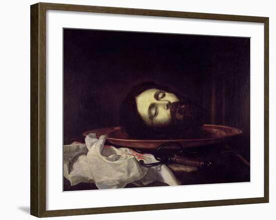 The Head of Saint John the Baptist-José de Ribera-Framed Giclee Print