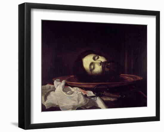 The Head of Saint John the Baptist-José de Ribera-Framed Giclee Print