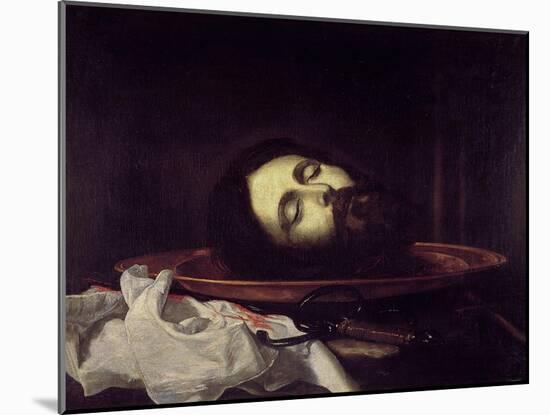 The Head of Saint John the Baptist-José de Ribera-Mounted Giclee Print