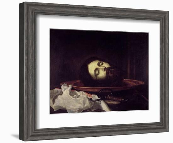 The Head of Saint John the Baptist-José de Ribera-Framed Giclee Print