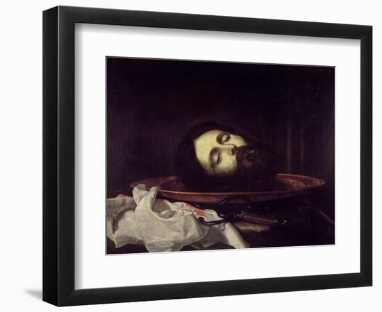 The Head of Saint John the Baptist-José de Ribera-Framed Giclee Print