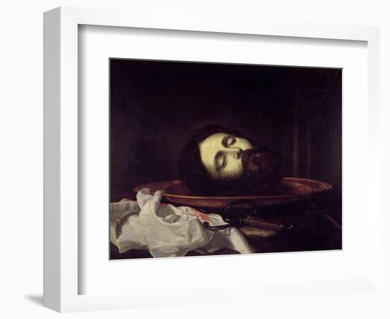 The Head of Saint John the Baptist-José de Ribera-Framed Giclee Print