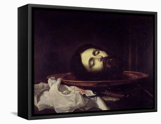 The Head of Saint John the Baptist-José de Ribera-Framed Premier Image Canvas