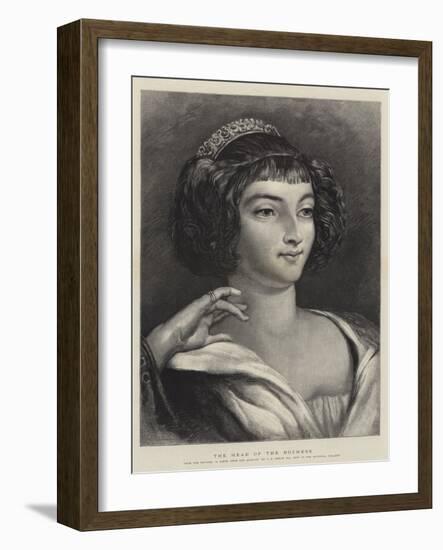 The Head of the Duchess-Charles Robert Leslie-Framed Giclee Print