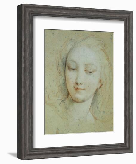 The Head of Venus-Francois Lemoyne-Framed Giclee Print