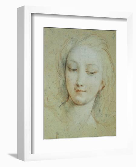 The Head of Venus-Francois Lemoyne-Framed Giclee Print