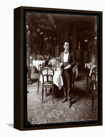 The Head Waiter at Sherry's Restaurant, New York, 1902-Byron Company-Framed Premier Image Canvas