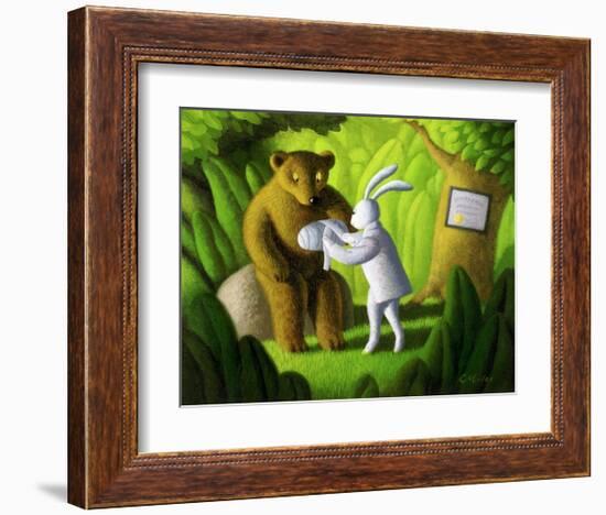 The Healer-Chris Miles-Framed Art Print