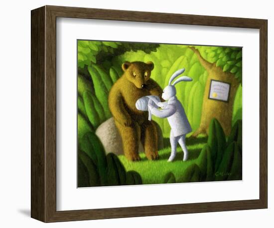 The Healer-Chris Miles-Framed Art Print