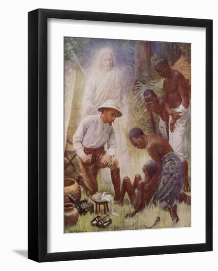 The Healer-Harold Copping-Framed Giclee Print