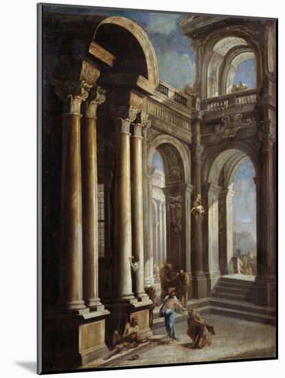 The Healing of Blind Man of Jericho-Sebastiano Ricci-Mounted Giclee Print