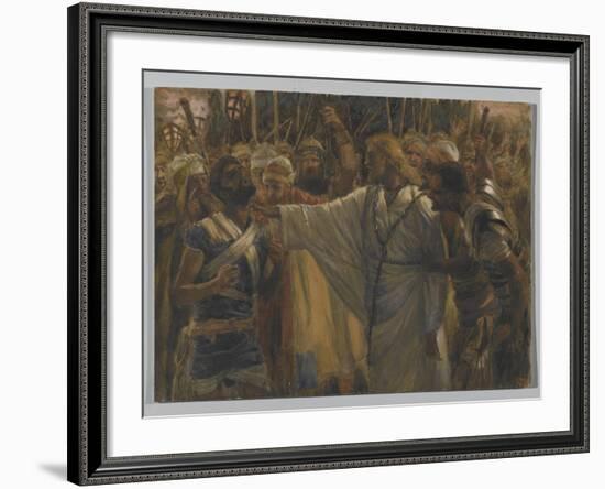 The Healing of Malchus, Illustration from 'The Life of Our Lord Jesus Christ', 1886-94-James Tissot-Framed Giclee Print