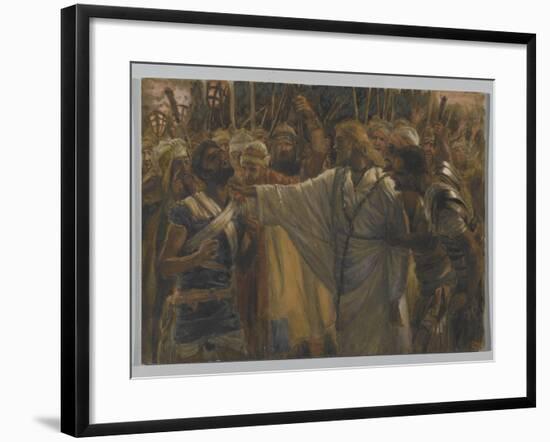 The Healing of Malchus, Illustration from 'The Life of Our Lord Jesus Christ', 1886-94-James Tissot-Framed Giclee Print