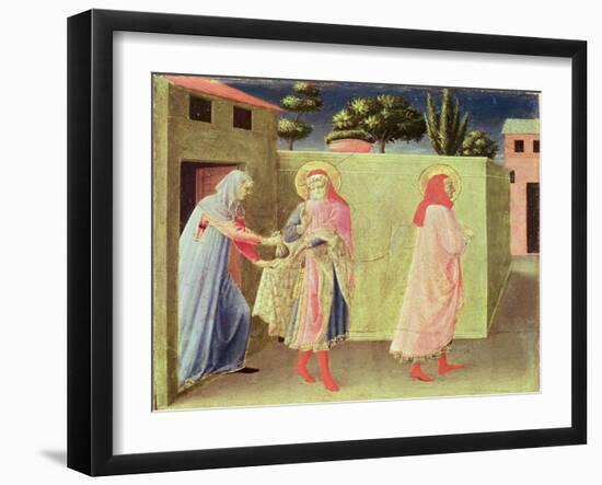 The Healing of Palladia by Ss. Cosmas and Damian, Predella from the Annalena Altarpiece, 1434-Fra Angelico-Framed Giclee Print