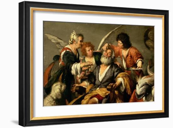 The Healing of Tobit, Early 1630S-Bernardo Strozzi-Framed Giclee Print