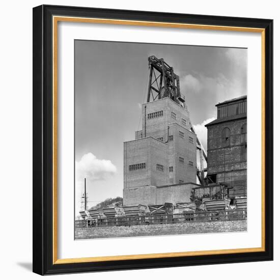 The Heapstead at Kadeby Colliery, Near Doncaster, South Yorkshire, 1956-Michael Walters-Framed Photographic Print