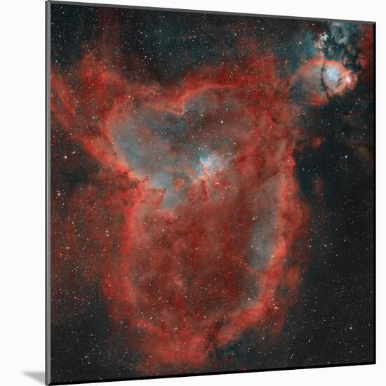 The Heart Nebula-Stocktrek Images-Mounted Photographic Print