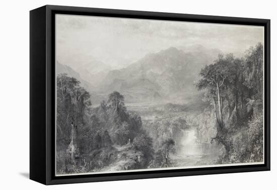 The Heart of the Andes-Frederic Edwin Church-Framed Premier Image Canvas