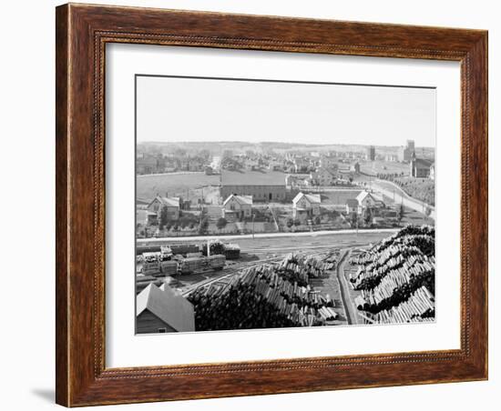 The Heart of the Copper Country, Calumet, Mich.-null-Framed Photo