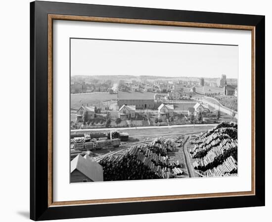 The Heart of the Copper Country, Calumet, Mich.-null-Framed Photo