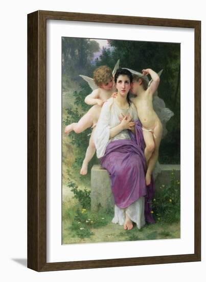 The Heart's Awakening, 1892-William Adolphe Bouguereau-Framed Giclee Print