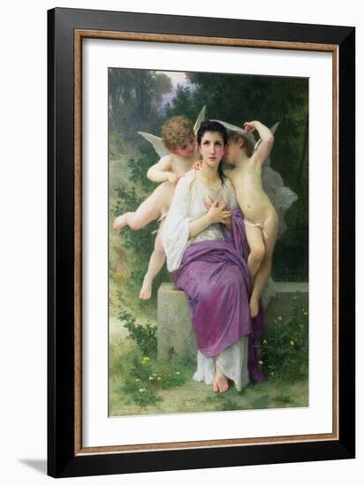 The Heart's Awakening, 1892-William Adolphe Bouguereau-Framed Giclee Print