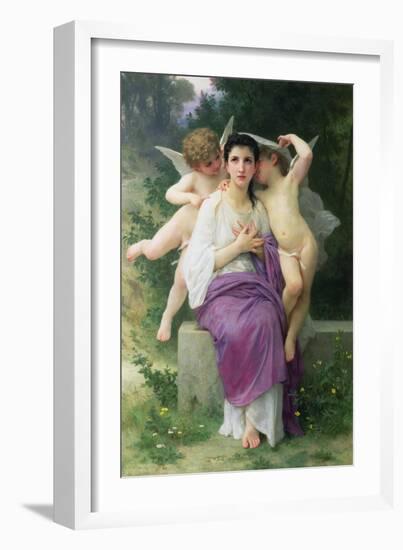 The Heart's Awakening, 1892-William Adolphe Bouguereau-Framed Giclee Print