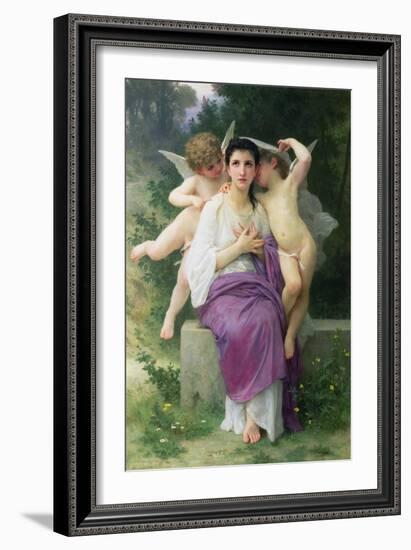 The Heart's Awakening, 1892-William Adolphe Bouguereau-Framed Giclee Print