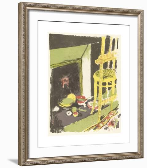 The Hearth (L'atre)-Edouard Vuillard-Framed Premium Giclee Print