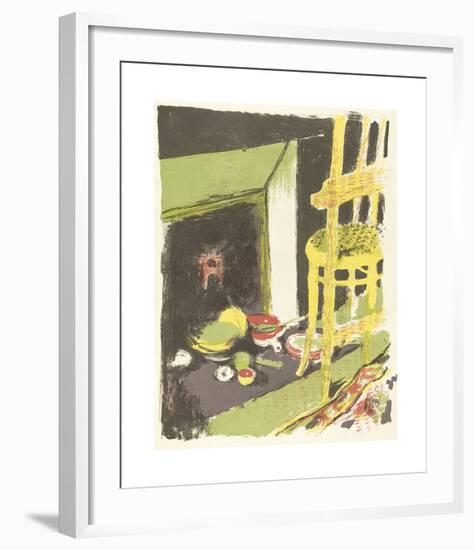 The Hearth (L'atre)-Edouard Vuillard-Framed Premium Giclee Print