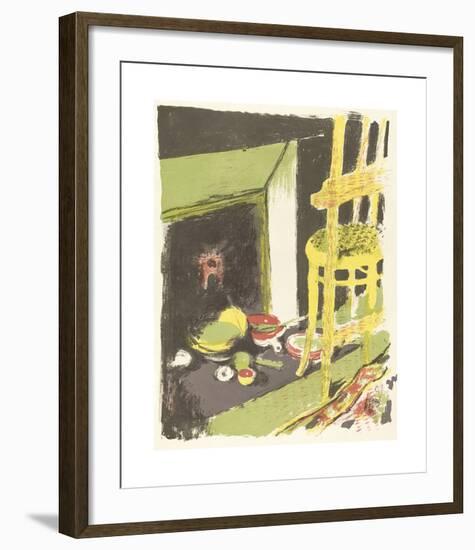 The Hearth (L'atre)-Edouard Vuillard-Framed Premium Giclee Print