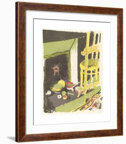 The Hearth (L'atre)-Edouard Vuillard-Framed Premium Giclee Print